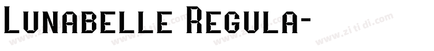 Lunabelle Regula字体转换 Lunabelle Regula字体转换